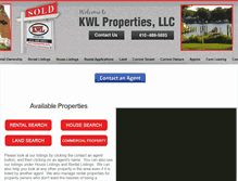 Tablet Screenshot of kwlproperties.com